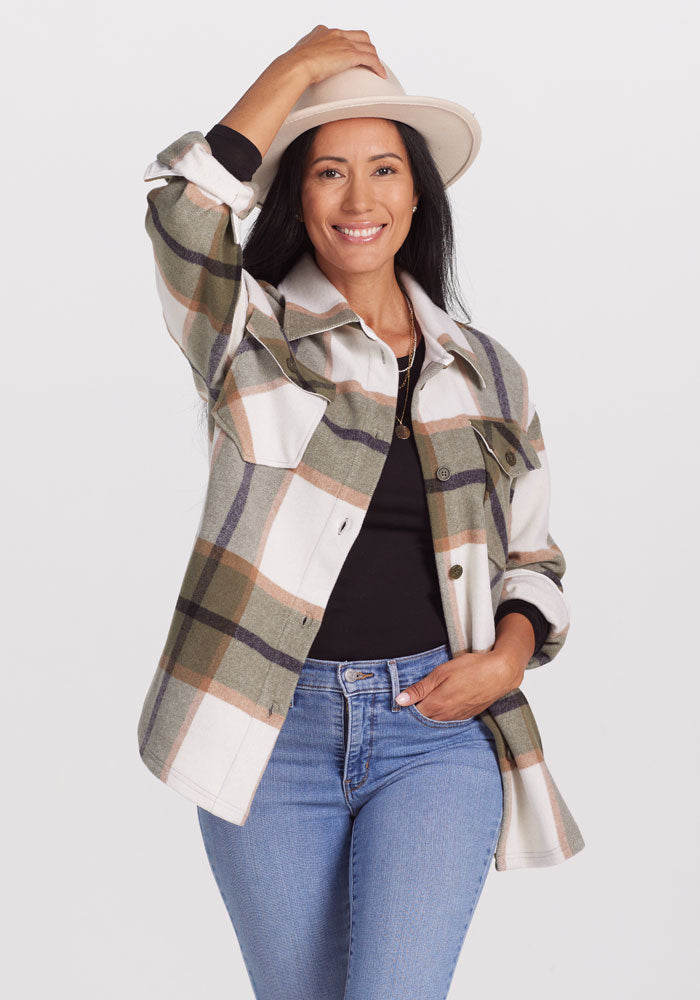 Flannel Wool Shacket deals