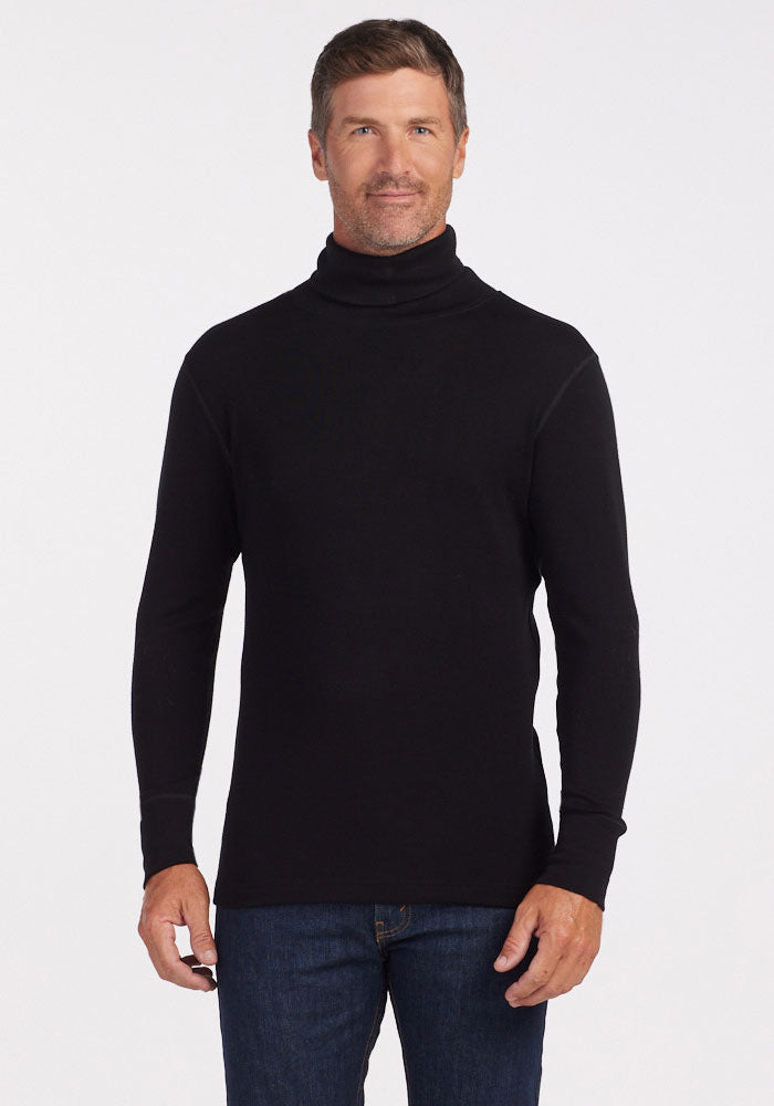 Mens Merino Wool Turtleneck Base Layer Turtleneck Free Shipping Woolx