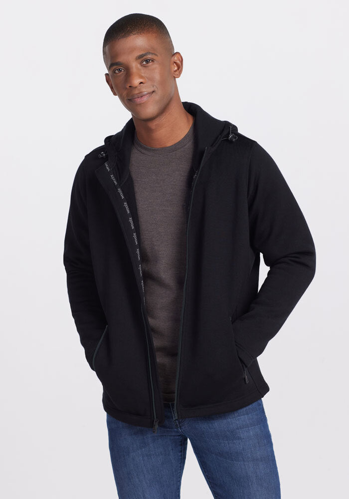 Men's sweat jacket with hood best sale