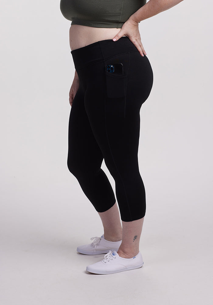 Merino Wool Base Layer Yoga Pants Women Merino Capri Leggings with Pocket -  China Yoga Pants and Yoga Capris price
