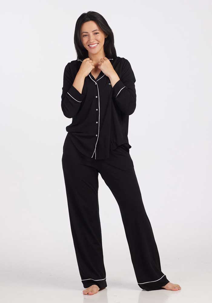 Cozy Capri Pajama Set - Gray SML in Women's Cotton Pajamas, Pajamas for  Women