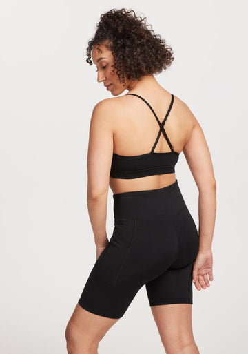 Cotton On Body WORKOUT CROP - Light support sports bra - black