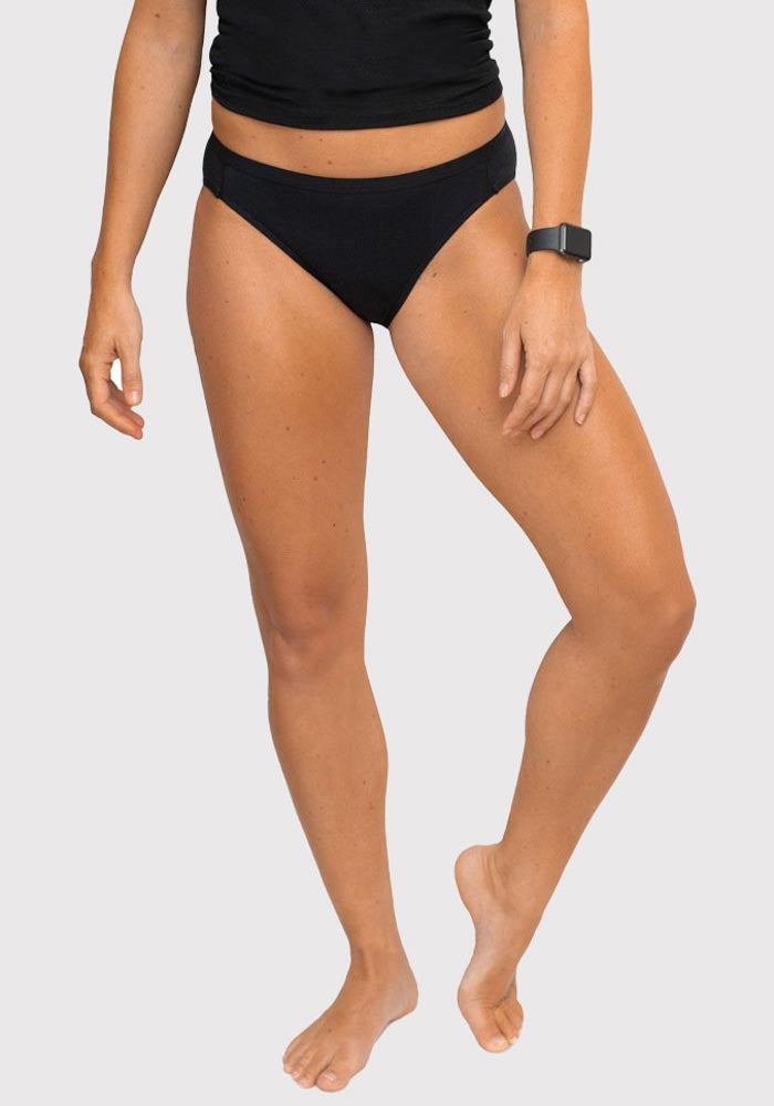 Womens Merino Wool Bikini Underwear - The Woolx Roxie - Free Shipping