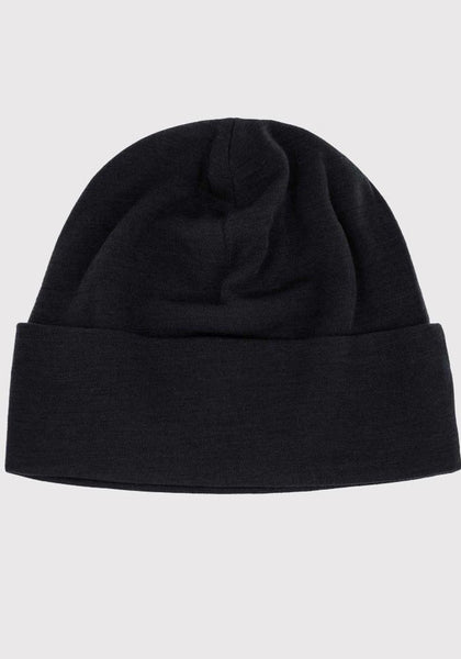 DANISH ENDURANCE Merino Wool Beanie for Men & Women, Knitted Winter Hat,  Black, One Size at  Men's Clothing store