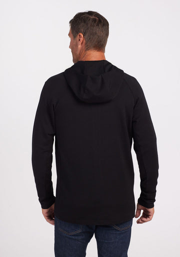 Basic Zip Throuh Hoody, Men - Sweaters & knits, Black, Lee