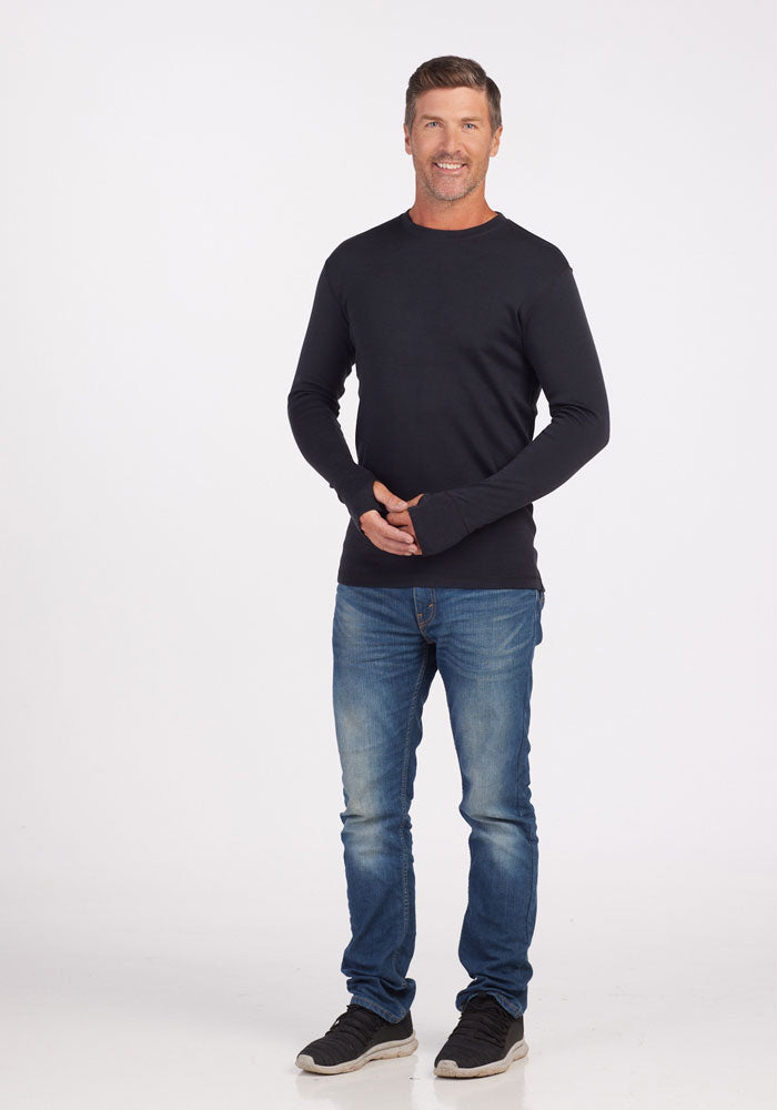Woolx Mens BackCountry Midweight Merino Wool Base Layer - Import It All